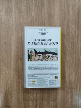 Cinta VHS Tintín: El Tesoro de Rackham el Rojo