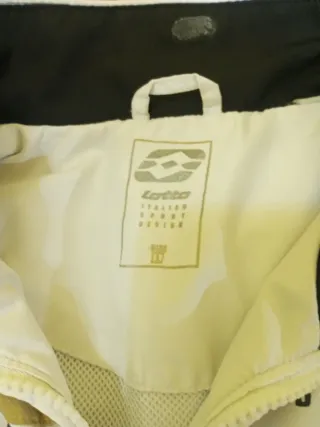 Chaqueta Lotto Deportiva Talla l Sudadera blanca