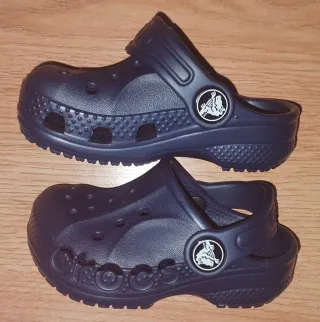 Crocs Talla 18 Originales Azul Marino