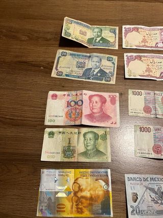 Lotto di banconote straniere