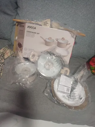 Juego de Ollas Cerámica Jocca 5 Piezas