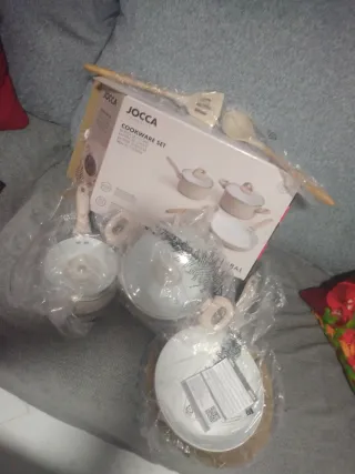 Juego de Ollas Cerámica Jocca 5 Piezas