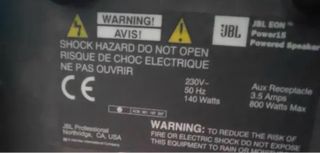 Altavoz amplificador JBL