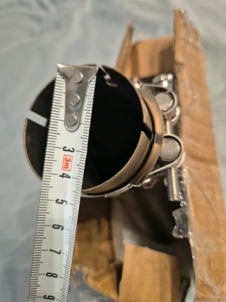 Tubo de escape intermedio moto