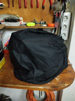 Casco Moto Infantil Rojo y Blanco