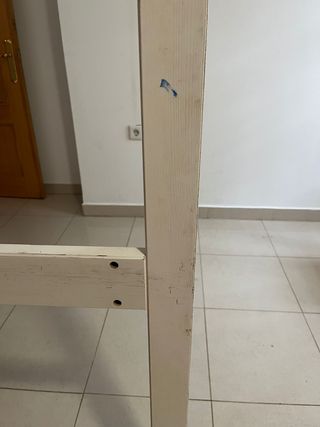 Cama alta IKEA STORÅ blanca 135