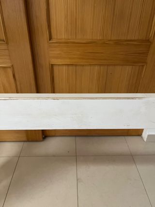 Cama alta IKEA STORÅ blanca 135