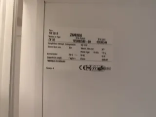 Congelador Zanussi Blanco