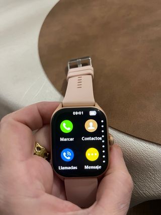 Smartwatch Oro y Rosa