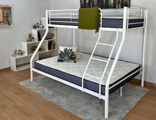 Litera Ikea 135/90 Blanca con Escalera