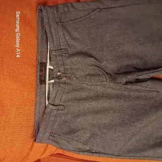 Pantaloni South Beach Uomo Taglia 34 Blu Navy