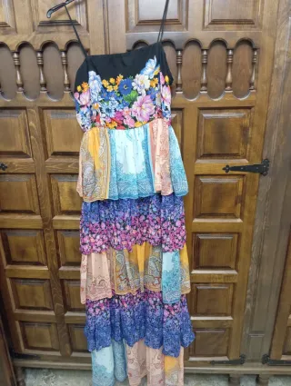 Vestido largo Twinset Milano multicolor