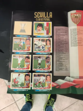 Álbum cromos Liga Fútbol 95-96