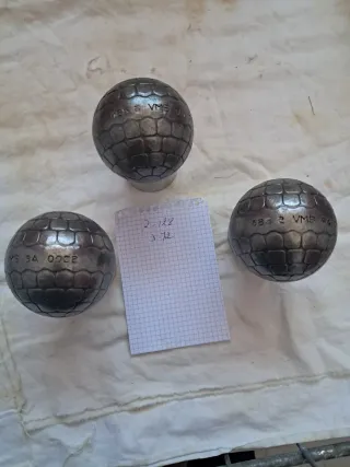 Bolas de Petanca VMS Tortuga diametro 72 peso 685