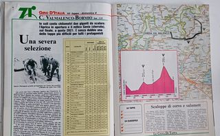 Giro d'Italia del 1988 rivista di Bici Sport