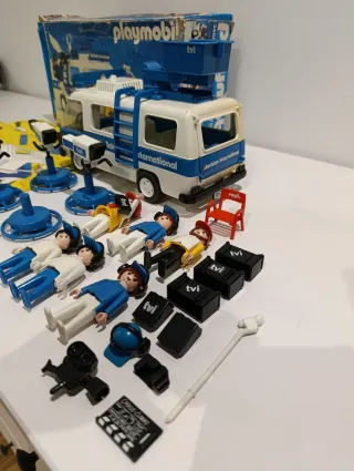 Playmobil 3468 Furgoneta TV con Reporteros