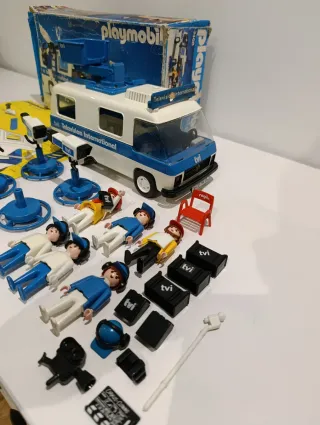 Playmobil 3468 Furgoneta TV con Reporteros