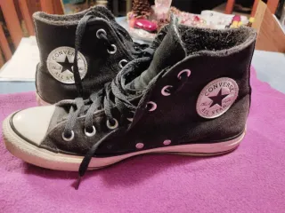 Botas Converse Invierno Negras Talla 39 Borrego