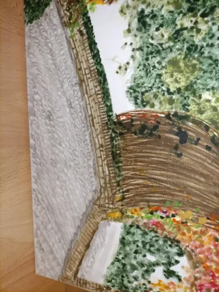 Pintura La Alhambra en Otoño