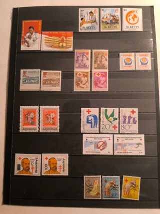 Lote de SELLOS DE CRUZ ROJA