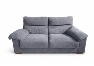 Sofá 2 plazas azul grisáceo