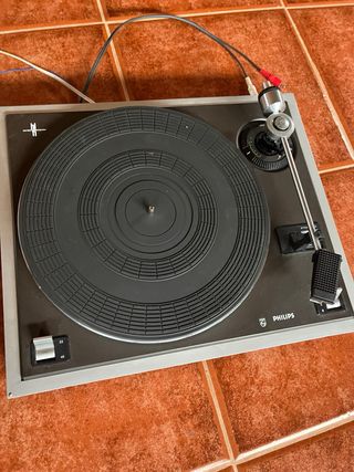 Tocadiscos Philips Vintage Negro/Gris