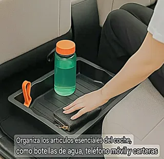 Caja organizadora debajo asiento del coche