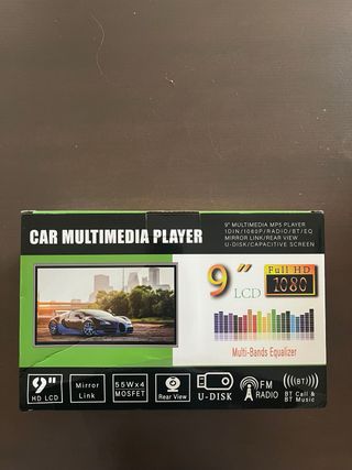 Pantalla coche 9” táctil Full HD 1080p – Bluetooth