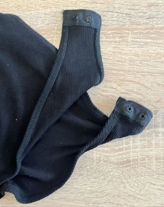 Body Negro Lefties Talla L Tirantes Cruzados