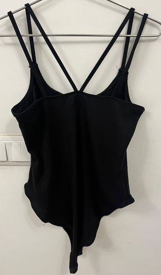 Body Negro Lefties Talla L Tirantes Cruzados