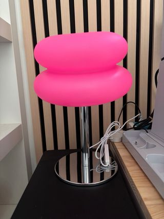 Lámpara Donuts Doble Vintage Rosa