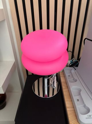 Lámpara Donuts Doble Vintage Rosa