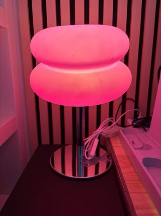 Lámpara Donuts Doble Vintage Rosa