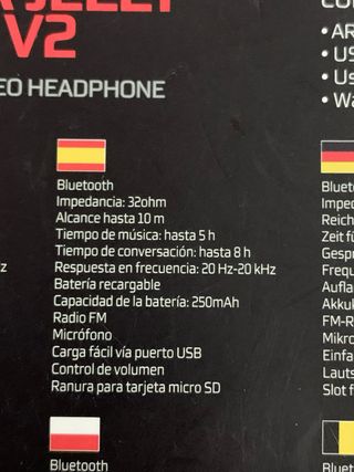 Auriculares  NGS Artica Jelly Black V2