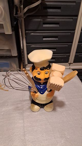 Porta mestoli ceramica cucina L 13cm H 30cm