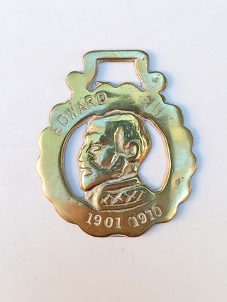 Insignias inglesas de hípica de latón