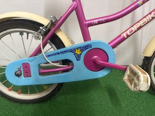 Bicicleta infantil TOPBIKE morada 14”