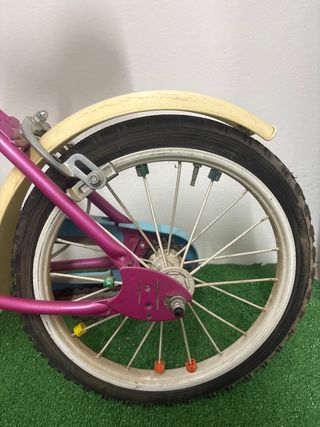 Bicicleta infantil TOPBIKE morada 14”