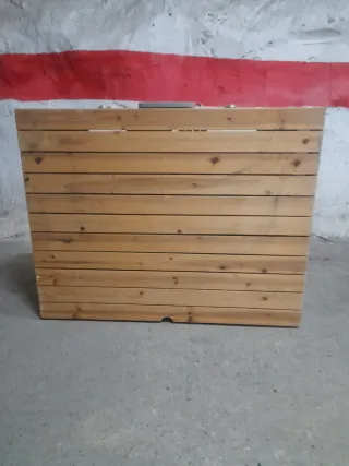 Mesa Camping Plegable Madera y Sillas