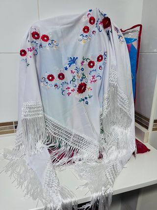 Traje Chulapa Mujer + Mantón Bordado talla M
