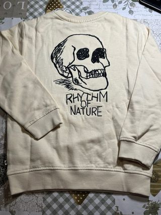 Sudadera niño Rhythm of Nature calavera