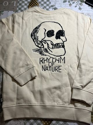 Sudadera niño Rhythm of Nature calavera