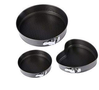 Pack de moldes para tartas círculos y corazón