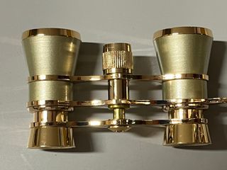 Mini binocolo da teatro 3x25 in metallo + manopola