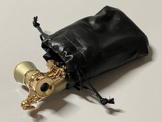 Mini binocolo da teatro 3x25 in metallo + manopola