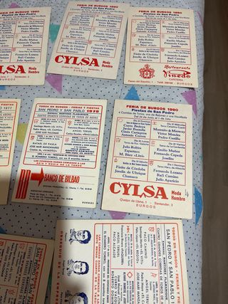 Postales taurinas años 1976-1977-1978-1990