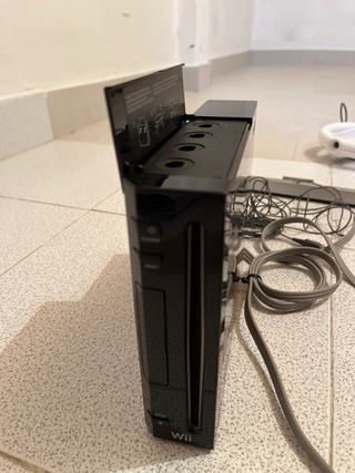 Nintendo Wii Negra Completa