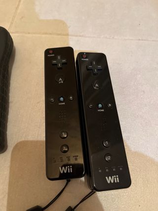 Nintendo Wii Negra Completa