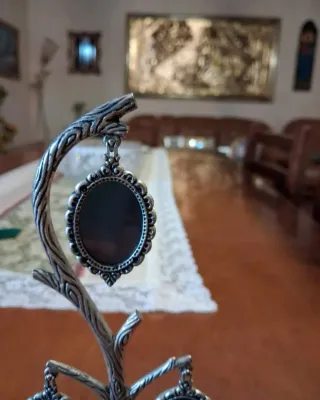 Albero portafoto design metallo