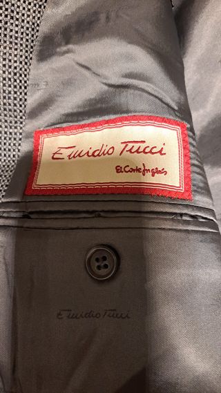Chaqueta Emidio Tucci Lana Virgen Gris